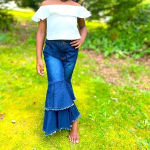 Double layered bell bottoms